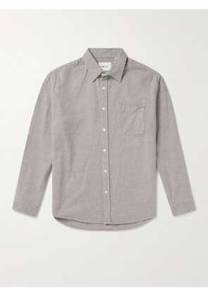 NN07 - Deon 5270 Houndstooth Cotton-Flannel Shirt - Men - Gray - S