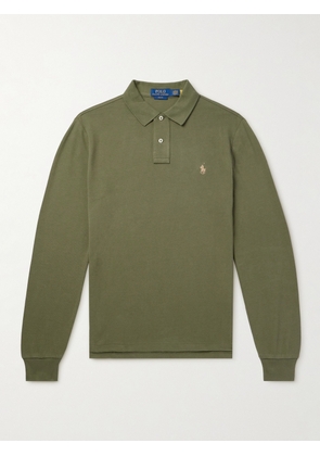 Polo Ralph Lauren - Logo-Embroidered Cotton-Piqué Polo Shirt - Men - Green - XS