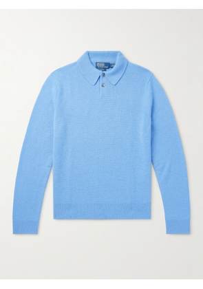 Polo Ralph Lauren - Cashmere Polo Shirt - Men - Blue - S