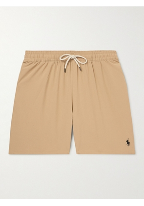 Polo Ralph Lauren - Traveler Straight-Leg Mid-Length Recycled Swim Shorts - Men - Neutrals - XS