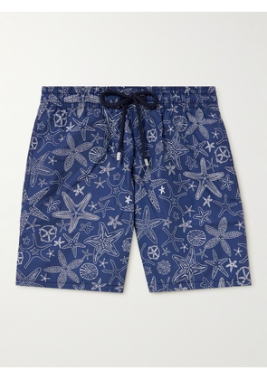 Vilebrequin - Moorea Slim-Fit Mid-Length Printed Swim Shorts - Men - Blue - S