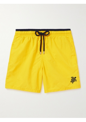 Vilebrequin - Moka Straight-Leg Mid-Length ECONYL® Swim Shorts - Men - Yellow - S