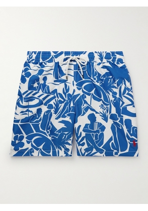 Polo Ralph Lauren - Traveler Straight-Leg Mid-Length Printed Recycled Swim Shorts - Men - Blue - XS