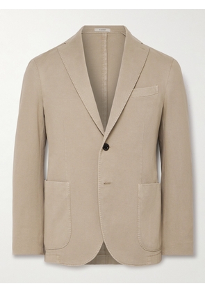 Boglioli - Unstructured Garment-Dyed Stretch-Cotton Twill Suit Jacket - Men - Neutrals - IT 46