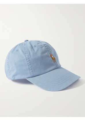 Polo Ralph Lauren - Logo-Embroidered Cotton-Twill Baseball Cap - Men - Blue