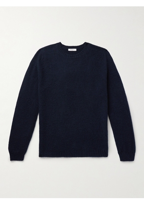 Boglioli - Brushed Wool and Cashmere-Blend Sweater - Men - Blue - S