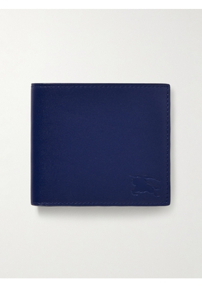 Burberry - Logo-Debossed Leather Billfold Wallet - Men - Blue