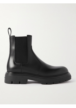 FERRAGAMO - Devis Leather Chelsea Boots - Men - Black - EU 40