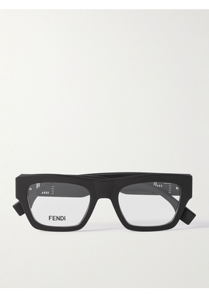 Fendi - Shadow Acetate Optical Glasses - Men - Black