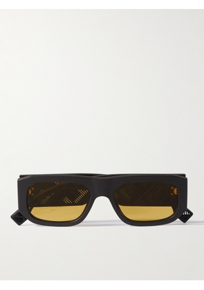 Fendi, D-Frame Acetate Optical Glasses, Men, Brown