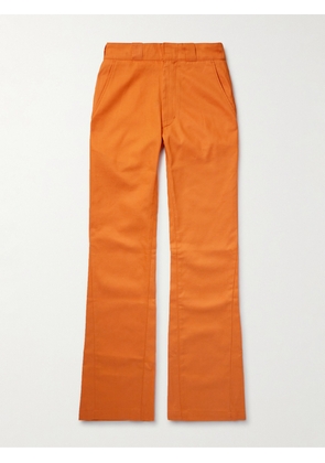 Gallery Dept. - Flared Cotton-Twill Chinos - Men - Orange - UK/US 28