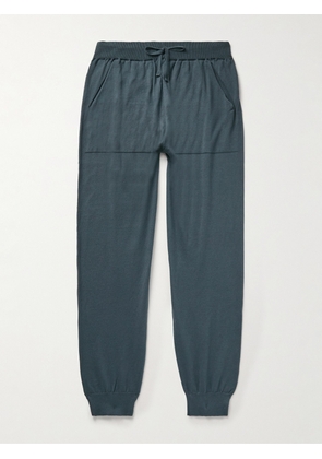 John Smedley - Tapered Cotton Sweatpants - Men - Green - S