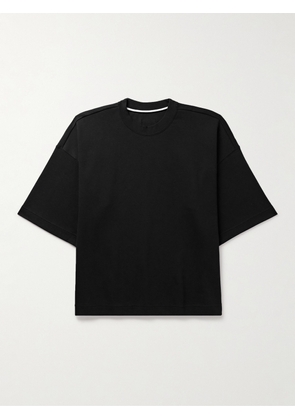 Nike - Sportswear Cotton-Blend Tech Fleece T-Shirt - Men - Black - XS