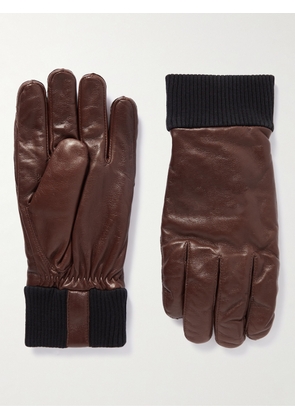 Hestra - Fredrik Leather Gloves - Men - Brown - 8