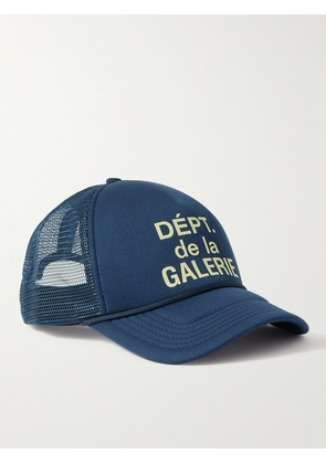 Gallery Dept. - Logo-Print Canvas and Mesh Trucker Cap - Men - Blue