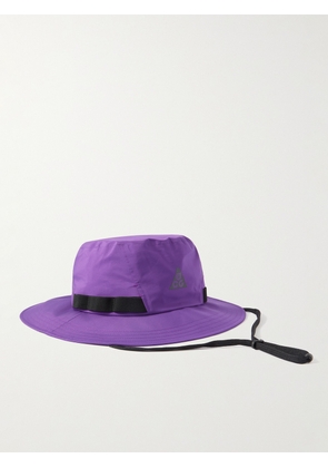 Nike - ACG Apex Logo-Print GORE-TEX INFINIUM™ Bucket Hat - Men - Purple - S