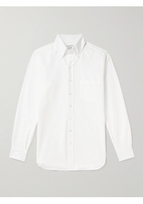 Kingsman - Button-Down Cotton Oxford Shirt - Men - White - UK/US 15