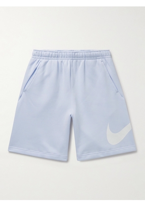 Nike - Sportswear Club Straight-Leg Cotton-Blend Jersey Shorts - Men - Purple - XS