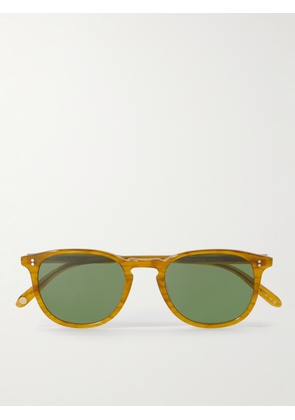 Garrett Leight California Optical - Kinney Round-Frame Acetate Sunglasses - Men - Yellow