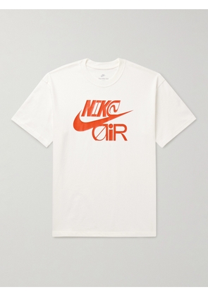 Nike - Sportswear Logo-Print Cotton-Jersey T-Shirt - Men - White - XS