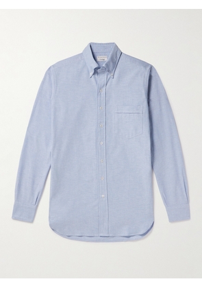 Kingsman - Button-Down Cotton Oxford Shirt - Men - Blue - UK/US 15