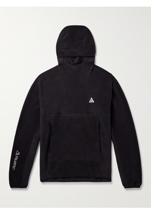 Nike - ACG Wolf Tree Logo-Embroidered Polartec® Fleece Sweater - Men - Black - XS