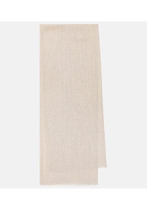 Brunello Cucinelli Cashmere and silk-blend scarf