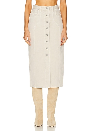 Isabel Marant Etoile Vandy Skirt in Ecru - White. Size 34 (also in 38, 40, 42).