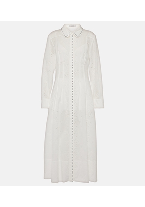 Dorothee Schumacher Embroidered Ease cotton shirt dress