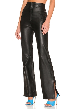 LPA Lucia Leather Pant in Black. Size XL.