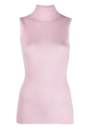 Nanushka Faron sleeveless knitted top - Pink