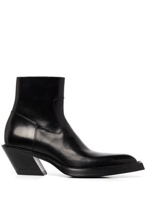 Alexander Wang pointed toe leather boots - Black