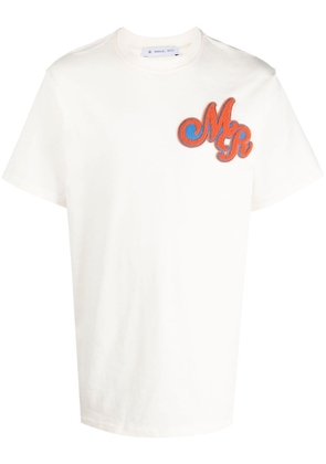 Manuel Ritz logo-patch cotton T-shirt - White