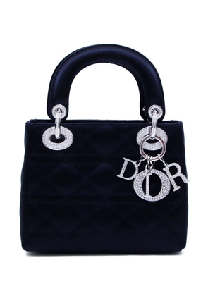 Christian Dior pre-owned Cannage small Lady Dior two-way bag - Black