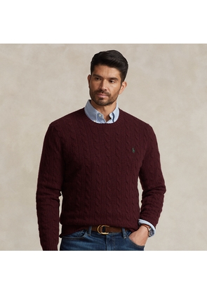Big & Tall - Cable-Knit Wool-Cashmere Jumper