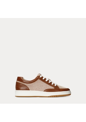 Hailey IV Canvas & Leather Trainer