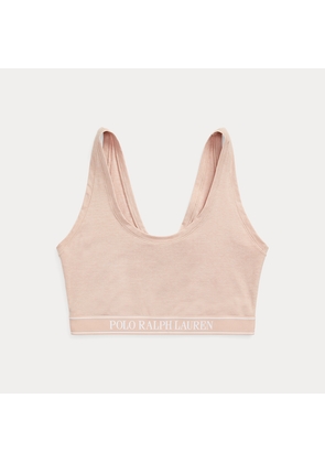 Repeat-Logo Scoop Cropped Tank
