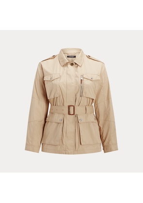 Curve - Belted Cotton Twill Field Jacket