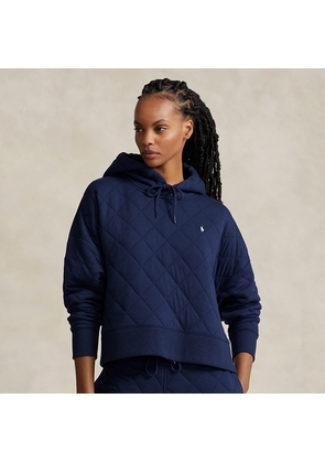 Boxy Fit Quilted Hoodie