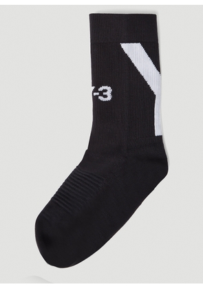 Y-3 High-top Logo Socks - Man Socks Black L