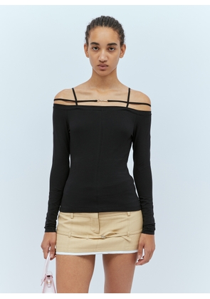 Jacquemus Le T-shirt Sierra - Woman Tops Black M