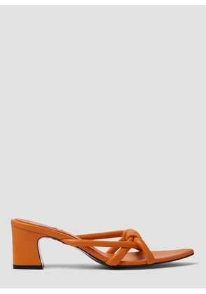 Reike Nen Noodle Knot Heeled Sandals - Woman Heels Orange Eu - 36