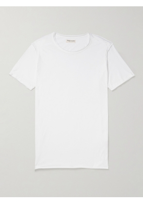 TRUE TRIBE - Franco Distressed Cotton-Jersey T-Shirt - Men - White - 1