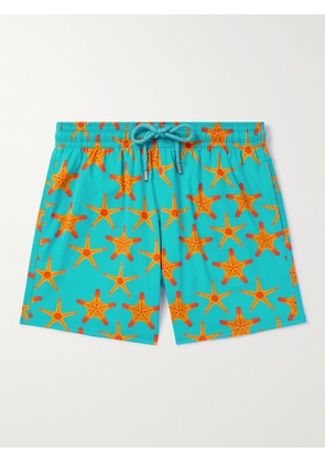 Vilebrequin - Moorise Mid-Length Printed Recycled Swim Shorts - Men - Green - S