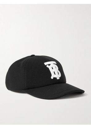 Burberry - Embroidered Cotton-Twill Baseball Cap - Men - Black - M