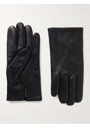 Dents - Andover Touchscreen Cashmere-Lined Leather Gloves - Men - Black - 8