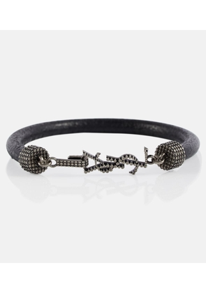 Saint Laurent Opyum leather bracelet