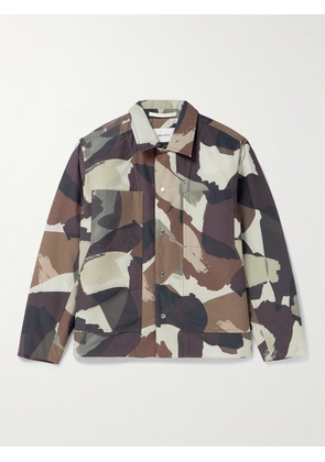Norse Projects - Pelle Camouflage-Print Padded Shell Jacket - Men - Brown - S