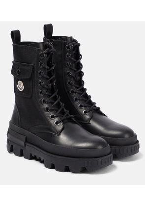 Moncler Konture Pocket leather ankle boots