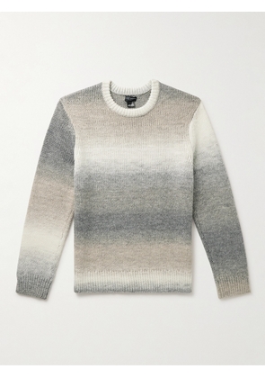 Club Monaco - Dégradé Knitted Sweater - Men - Gray - XS